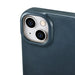 iCarer CE Oil Wax Premium Leather Folio Case iPhone 14 magnetic flip case MagSafe blue (AKI14220705-BU) - Cell phone