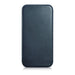 iCarer CE Oil Wax Premium Leather Folio Case iPhone 14 magnetic flip case MagSafe blue (AKI14220705-BU) - Cell phone