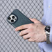 iCarer CE Oil Wax Premium Leather Folio Case Leather Case iPhone 14 Pro Magnetic Flip MagSafe Blue (AKI14220706-BU)