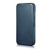 iCarer CE Oil Wax Premium Leather Folio Case Leather Case iPhone 14 Pro Magnetic Flip MagSafe Blue (AKI14220706-BU)