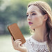 iCarer CE Premium Leather Folio Case iPhone 14 magnetic flip case MagSafe brown (WMI14220713-BN) - Cell phone cases