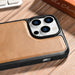 iCarer Leather Oil Wax case covered with natural leather for iPhone 14 Pro brown (WMI14220718-TN) - Cell phone cases