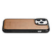 iCarer Leather Oil Wax case covered with natural leather for iPhone 14 Pro brown (WMI14220718-TN) - Cell phone cases