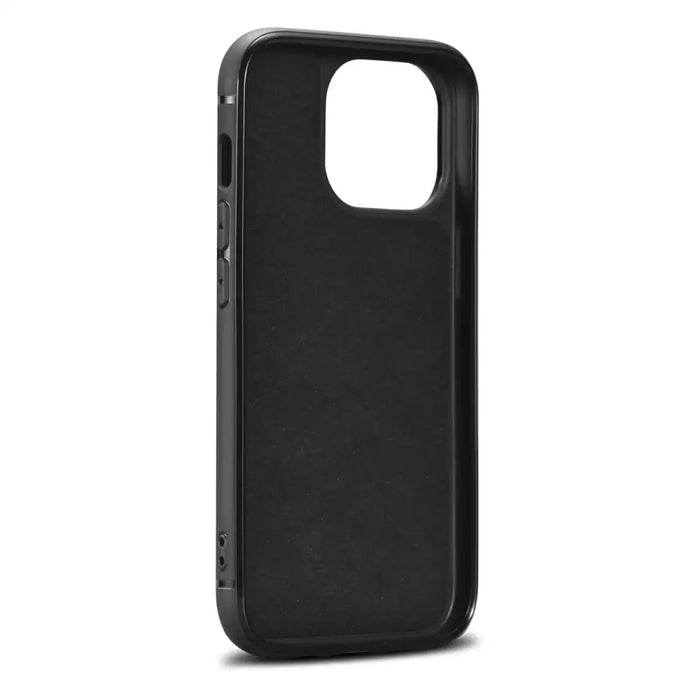 iCarer Leather Oil Wax case for iPhone 14 Pro Max leather case black (WMI14220720-BK) - Cell phone cases