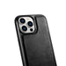 iCarer Leather Oil Wax case for iPhone 14 Pro Max leather case black (WMI14220720-BK) - Cell phone cases