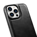 iCarer Leather Oil Wax case for iPhone 14 Pro Max leather case black (WMI14220720-BK) - Cell phone cases