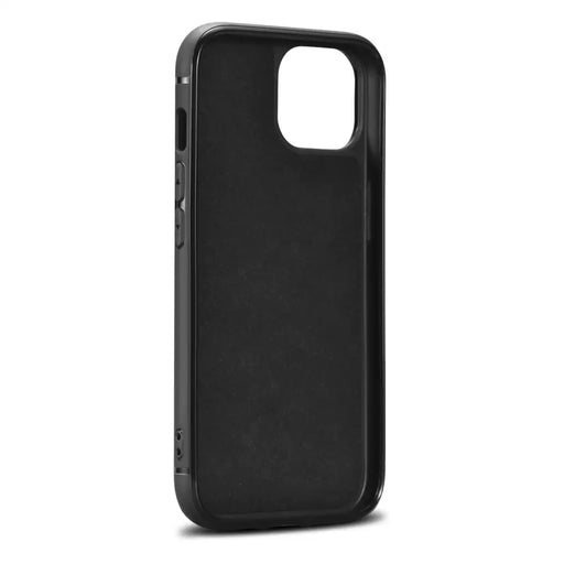 iCarer Leather Oil Wax Genuine Leather Case for iPhone 14 (MagSafe Compatible) Black (WMI14220717-BK) - Cell phone
