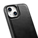 iCarer Leather Oil Wax Genuine Leather Case for iPhone 14 (MagSafe Compatible) Black (WMI14220717-BK) - Cell phone