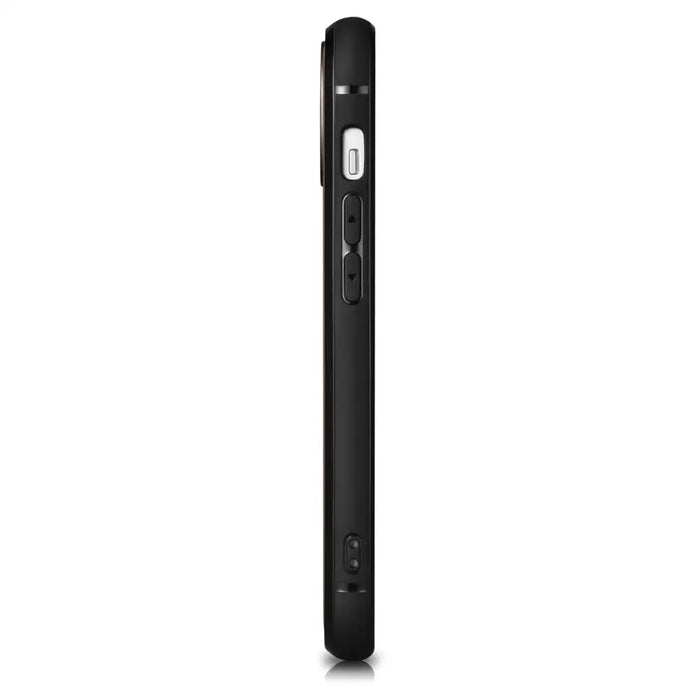 iCarer Leather Oil Wax Genuine Leather Case for iPhone 14 (MagSafe Compatible) Black (WMI14220717-BK) - Cell phone