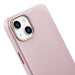 iCarer Litchi Premium Leather Case iPhone 14 Magnetic Leather Case with MagSafe Pink (WMI14220709-PK) - Cell phone