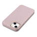 iCarer Litchi Premium Leather Case iPhone 14 Magnetic Leather Case with MagSafe Pink (WMI14220709-PK) - Cell phone