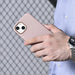 iCarer Litchi Premium Leather Case iPhone 14 Magnetic Leather Case with MagSafe Pink (WMI14220709-PK) - Cell phone