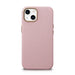 iCarer Litchi Premium Leather Case iPhone 14 Magnetic Leather Case with MagSafe Pink (WMI14220709-PK) - Cell phone