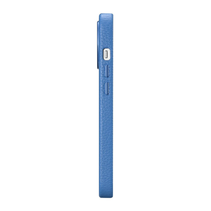 iCarer Litchi Premium Leather Case iPhone 14 Pro Magnetic Leather Case with MagSafe Light Blue (WMI14220710-LB) - Cell