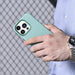 iCarer Litchi Premium Leather Case iPhone 14 Pro Magnetic Leather Case with MagSafe Green (WMI14220710-GN) - Cell phone