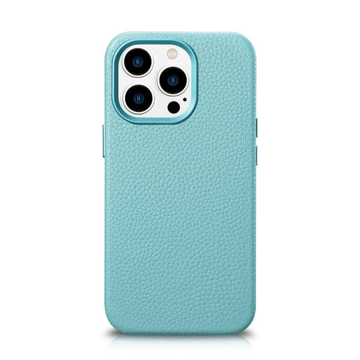 iCarer Litchi Premium Leather Case iPhone 14 Pro Magnetic Leather Case with MagSafe Green (WMI14220710-GN) - Cell phone
