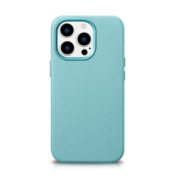 iCarer Litchi Premium Leather Case iPhone 14 Pro Magnetic Leather Case with MagSafe Green (WMI14220710-GN) - Cell phone