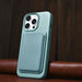 iCarer Litchi Premium Leather Case iPhone 14 Pro Max Magnetic Leather Case with MagSafe Green (WMI14220712-GN) - Cell