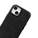 iCarer Oil Wax Premium Leather Case iPhone 14 Magnetic Leather Case with MagSafe Black (WMI14220701-BK) - Cell phone