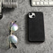 iCarer Oil Wax Premium Leather Case iPhone 14 Magnetic Leather Case with MagSafe Black (WMI14220701-BK) - Cell phone