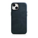 iCarer Oil Wax Premium Leather Case iPhone 14 Magnetic Leather Case with MagSafe Dark Blue (WMI14220701-BU) - Cell