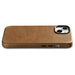 iCarer Oil Wax Premium Leather Case magnetic leather iPhone 14 case with MagSafe brown (WMI14220701-TN) - Cell phone