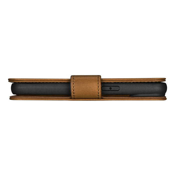 iCarer Oil Wax Wallet Case 2in1 Cover iPhone 14 Pro Max Leather Flip Cover Anti-RFID brown (WMI14220724-TN) - Cell