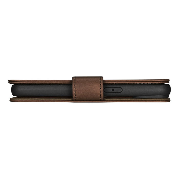 iCarer Oil Wax Wallet Case 2in1 Case iPhone 14 Leather Flip Cover Anti-RFID Brown (WMI14220721-BN) - Cell phone cases