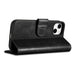 iCarer Oil Wax Wallet Case 2in1 Case iPhone 14 Leather Flip Cover Anti-RFID black (WMI14220721-BK) - Cell phone cases