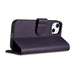 iCarer Wallet Case 2in1 Cover iPhone 14 Pro Max Anti-RFID Leather Flip Case Dark Purple (WMI14220728-DP) - Cell phone