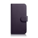 iCarer Wallet Case 2in1 Cover iPhone 14 Pro Max Anti-RFID Leather Flip Case Dark Purple (WMI14220728-DP) - Cell phone