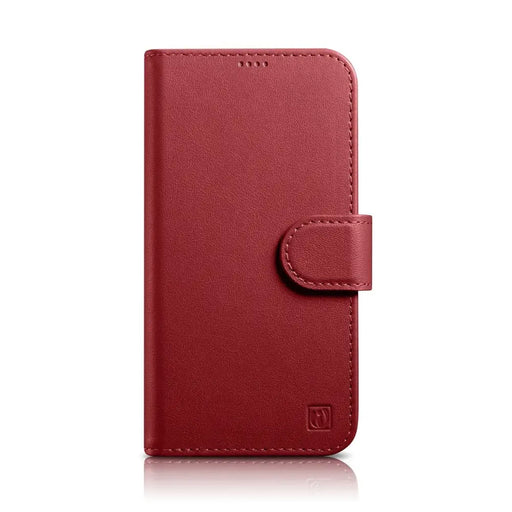 iCarer Wallet Case 2in1 iPhone 14 Leather Flip Case Anti-RFID Red (WMI14220725-RD) - Cell phone cases