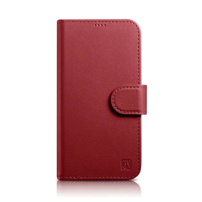 iCarer Wallet Case 2in1 iPhone 14 Leather Flip Case Anti-RFID Red (WMI14220725-RD) - Cell phone cases