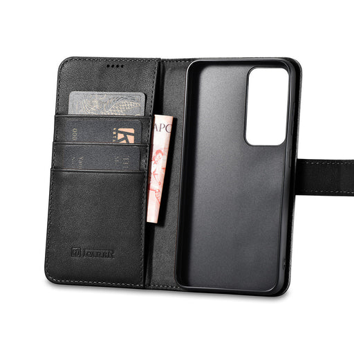 iCarer Wallet Case for Samsung Galaxy S23 leather case wallet black - Cell phone cases and covers<<<HurtelXML