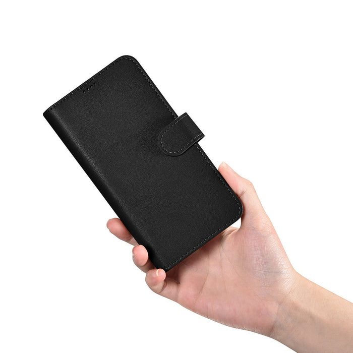 iCarer Wallet Case for Samsung Galaxy S23 leather case wallet black - Cell phone cases and covers<<<HurtelXML