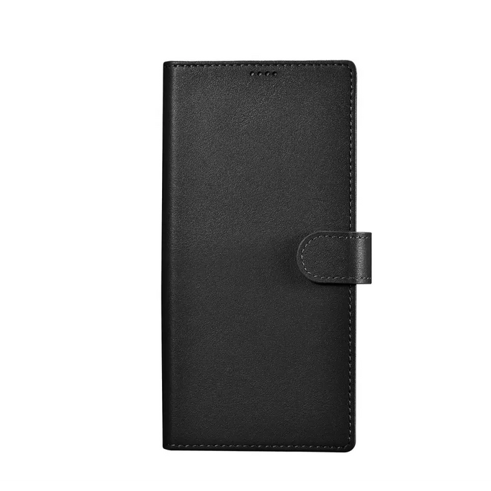 iCarer Wallet Case for Samsung Galaxy S23 Ultra leather case wallet black - Cell phone cases and covers<<<HurtelXML