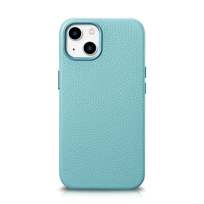 iCarer Litchi Premium Leather Case iPhone 14 Plus Magnetic Leather Case with MagSafe Green (WMI14220711-GN)