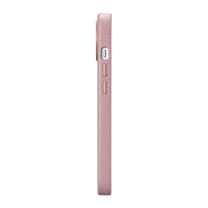 iCarer Litchi Premium Leather Case iPhone 14 Plus Magnetic Leather Case with MagSafe Pink (WMI14220711-PK)