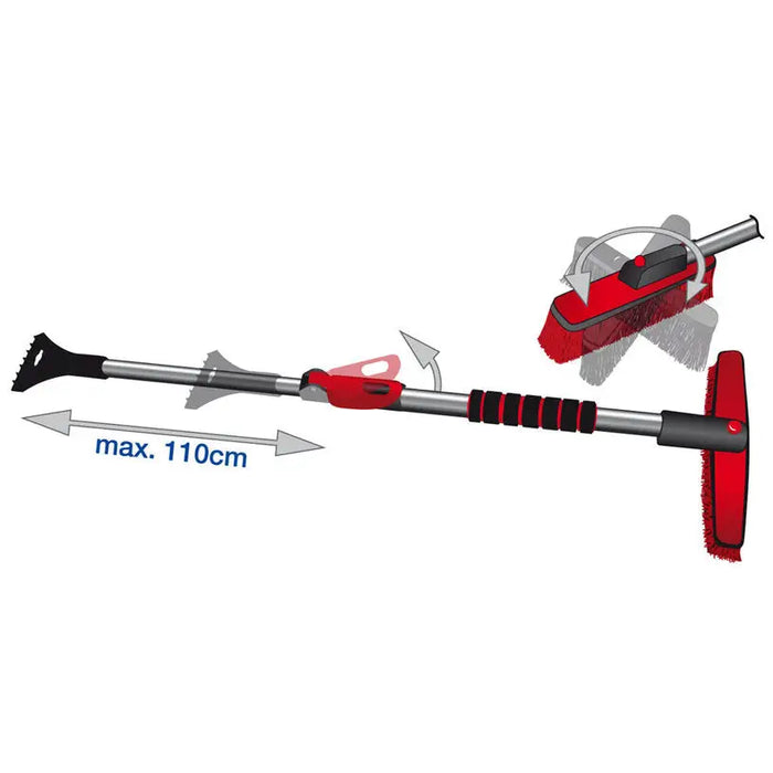 ICE SCRAPER TELESCOPIC ROTA - Четки и стъргалки<<<Сезонни авто продукти<<<Авто и вело<<<Praktiker