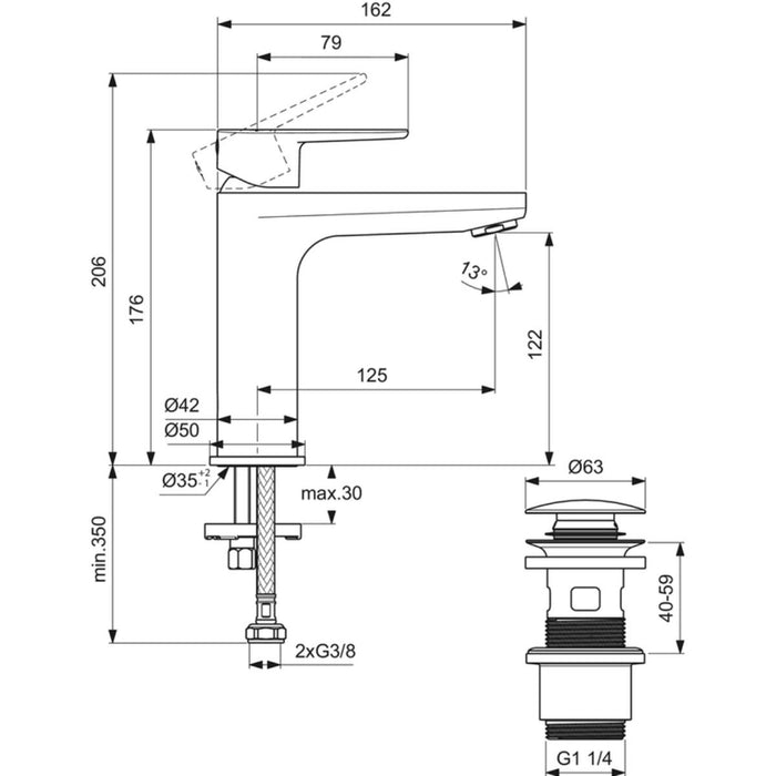 STANDING MIXER CERAFINE SILVER IS