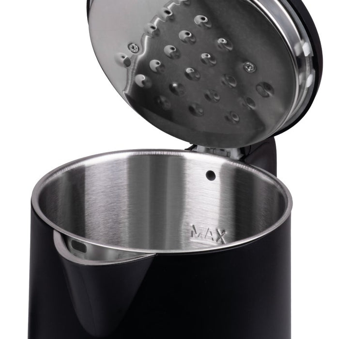 IDEAL Kettle 1.7 l, steel body, power 1500 W, black