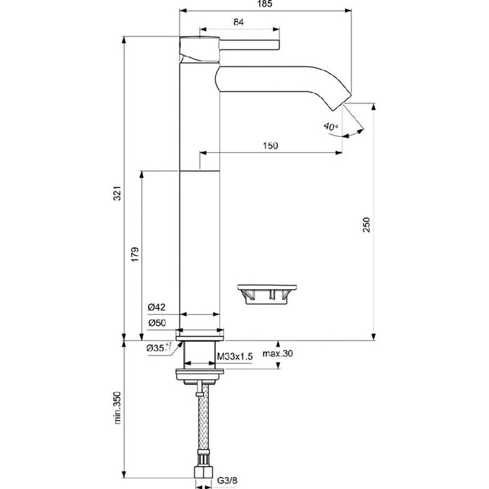 MIXER IDEALSTANDARD CERALINE