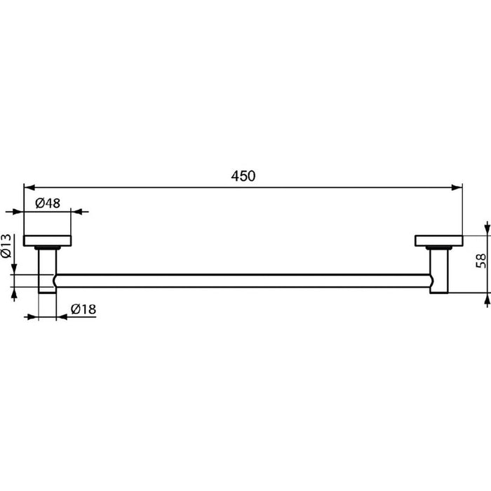 TOWEL RACK IDEALSTANDARD IOM