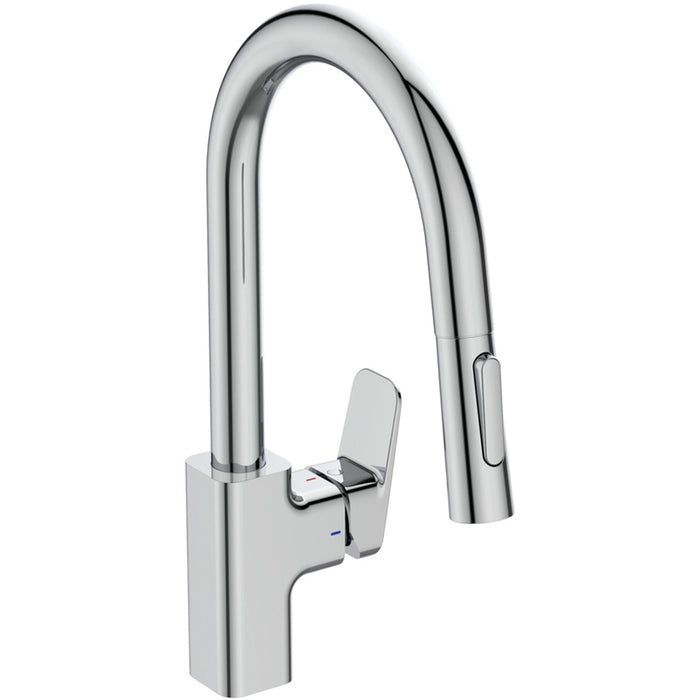 KITCHEN FAUCET WITH PULL-OUT SHOWER IDEALSTANDARD CERAPLAN BD338AA