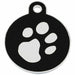 Identification plate for collar Imarc Circle Black Silver - Домашни Животни<<<Дом Градина<<<BigBuy&&&Пътуване и