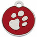 Identification plate for collar Imarc Circle Red Silver - Домашни Животни<<<Дом Градина<<<BigBuy&&&Пътуване и