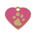 Identification plate for collar Imarc Heart Pink Golden - Домашни Животни<<<Дом Градина<<<BigBuy&&&Пътуване и