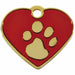 Identification plate for collar Imarc Heart Red Golden - Домашни Животни<<<Дом Градина<<<BigBuy&&&Пътуване и