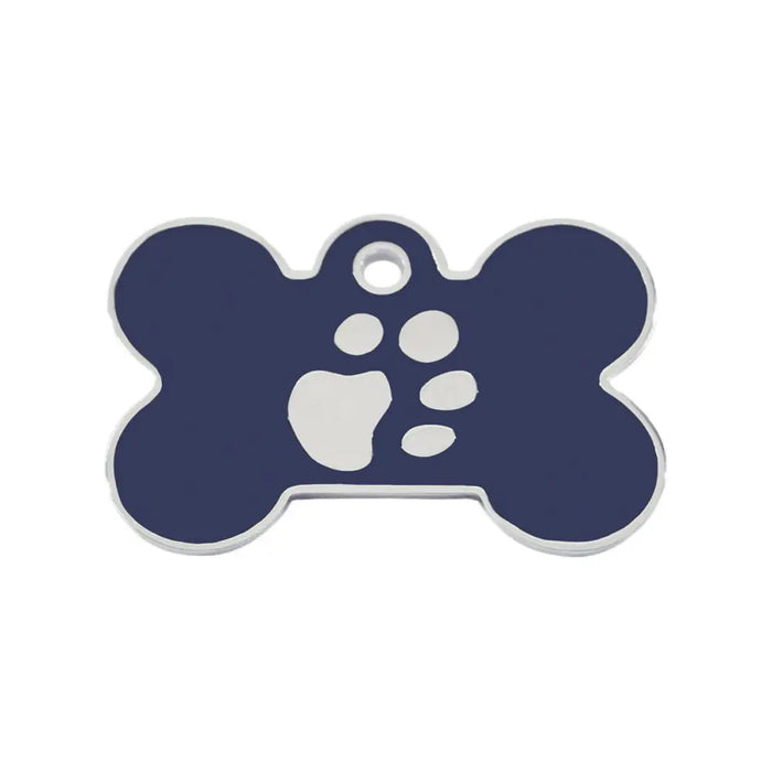 Identification plate Imarc Bone Blue Silver - Домашни Животни<<<Дом Градина<<<BigBuy&&&Пътуване и разходки<<<Домашни