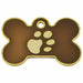Identification plate Imarc Bone Brown Golden - Домашни Животни<<<Дом Градина<<<BigBuy&&&Пътуване и разходки<<<Домашни